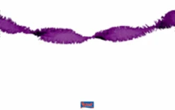 Crepe Guirlande Paars (24m)