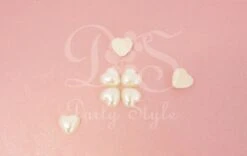 Decoratie Parel Hart (100st)