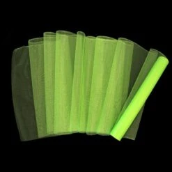 Decoratiestof Organza Groen (30x500cm)