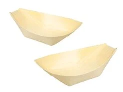 Houten Snackboot M (12st)