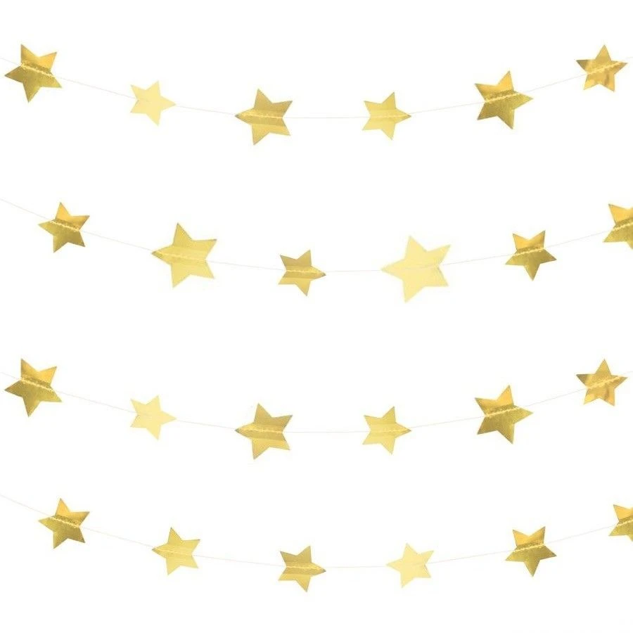 String Versiering Ster Goud 1 String Versiering Ster Goud