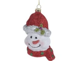 Hangdeco Kerstfiguur 9cm (9st) -Daily Style Winkel 19 kersthanger