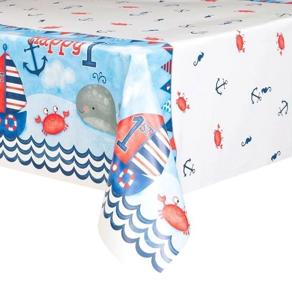 Tafelkleed 1st Birthday Matroos (137x213cm) 1 Tafelkleed 1st Birthday Matroos (137x213cm)