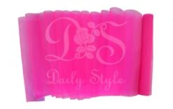 Decoratiestof Organza Fuchsia (30x500cm)