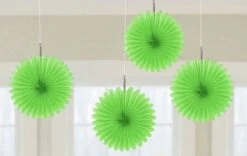 Mini Waaier Groen (4st)