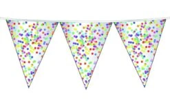 Vlaggenlijn Confetti