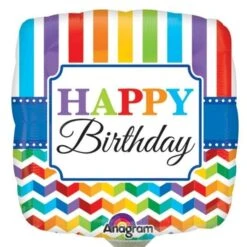 Folieballon Happy Birthday Mix