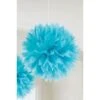 Pompom 30cm Blauw