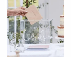 Acryl Enveloppendoos Wedding Ginger Ray