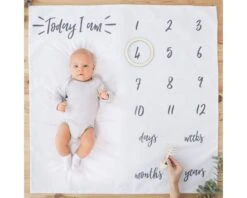 Baby Milestone Deken Ginger Ray