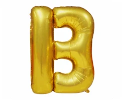 Folieballon B Goud (43cm)