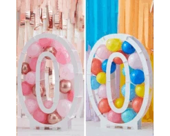 Ballonnen Mozaïek Standaard Cijfer 0 Ginger Ray -Daily Style Winkel ballon mozaiek 0 c
