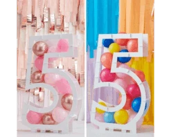 Ballonnen Mozaïek Standaard Cijfer 5 Ginger Ray -Daily Style Winkel ballon mozaiek 5 b