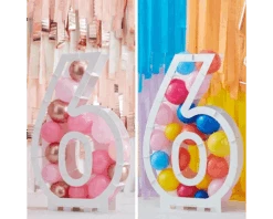 Ballonnen Mozaïek Standaard Cijfer 6 Ginger Ray -Daily Style Winkel ballon mozaiek 6