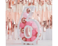 Ballonnen Mozaïek Standaard Cijfer 6 Ginger Ray