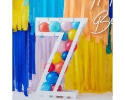 Ballonnen Mozaïek Standaard Cijfer 7 Ginger Ray -Daily Style Winkel ballon mozaiek 7 b