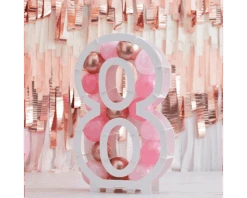 Ballonnen Mozaïek Standaard Cijfer 8 Ginger Ray