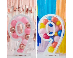 Ballonnen Mozaïek Standaard Cijfer 9 Ginger Ray -Daily Style Winkel ballon mozaiek 9 b
