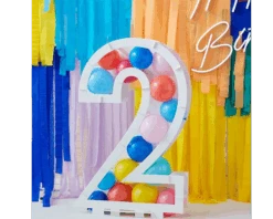 Ballonnen Mozaïek Standaard Cijfer 2 Ginger Ray -Daily Style Winkel ballon moziek 2 b