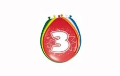 Ballonnen 3 Jaar (8st)