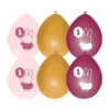 Ballonnen Nijntje Roze 1 Jaar (6st)