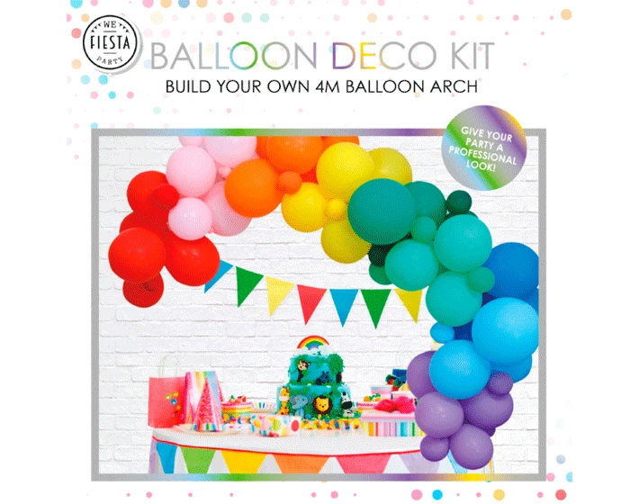 Ballonnenboog Set Regenboog (4m) 1 Ballonnenboog Set Regenboog (4m)