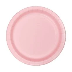 Kartonnen Bordjes Roze 18cm (20st)