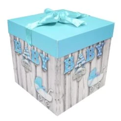 Cadeaudoos Baby Blauw (22x22x22cm)