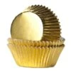 Cupcake Vorm Metallic Goud 11cm (50st)