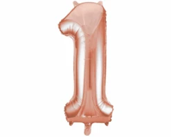 Folieballon 1 Roségoud XL