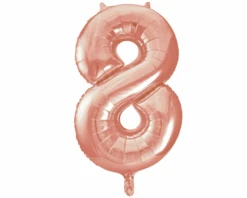 Folieballon 8 Roségoud XL