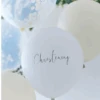 Ballonnen Christening Wit, Nude & Confetti Ginger Ray (5st)