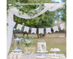 Slinger Christening Wit & Groen Botanical Ginger Ray