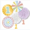 Decoratie Kit 1st Birthday Rainbow (5st)