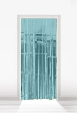 Deurgordijn Matte Blauw