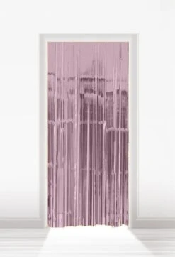 Deurgordijn Matte Roze