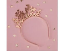 * Diadeem It's My Birthday Goud Ginger Ray