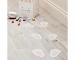Vloerstickers Konijn Pootafdruk Ginger Ray (10st)
