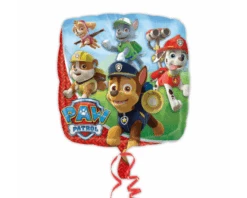 Folieballon Paw Patrol Vierkant (43cm)