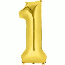 HELIUM Fballon 1 Goud XL (alleen Afhalen)