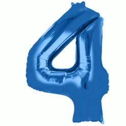 HELIUM Fballon 4 Blauw XL (alleen Afhalen)