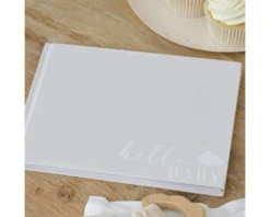 Gastenboek Hello Baby Wit Hardback Ginger Ray