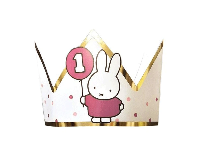 Kroontje Nijntje 1e Verjaardag Roze (1st) 1 Kroontje Nijntje 1e Verjaardag Roze (1st)