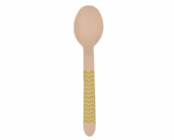 Houten Lepels Goud (10st)