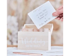 Houten Wedding Memory Box Ginger Ray