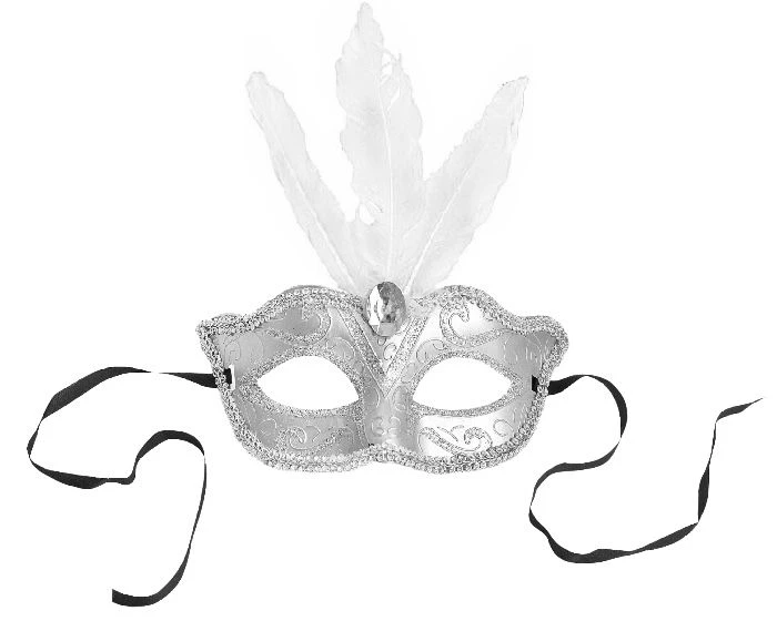 Masker Veren Zilver 1 Masker Veren Zilver