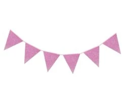 Glitter Slinger Roze (6m)