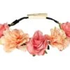 Haarband Bloemen Perzikroze