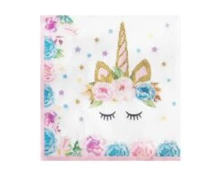 Servetten Unicorn Wimpers (20st)