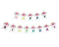 Slinger Happy Birthday Unicorn Wimpers